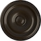 Ekena Millwork Devon Ceiling Medallion (Fits Canopies up to 3 5/8"), Hand-Painted Stone Hearth, 15 3/4"OD x 1 1/2"P CM15DESHF - alternate 1